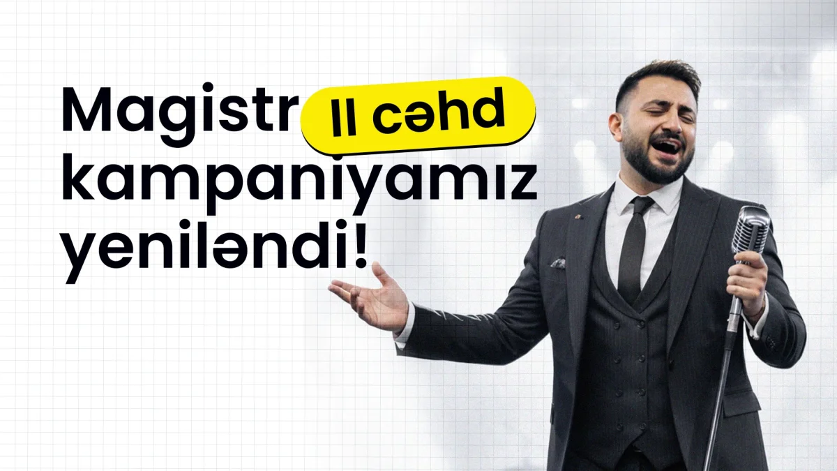 Yeni kampaniyamiz